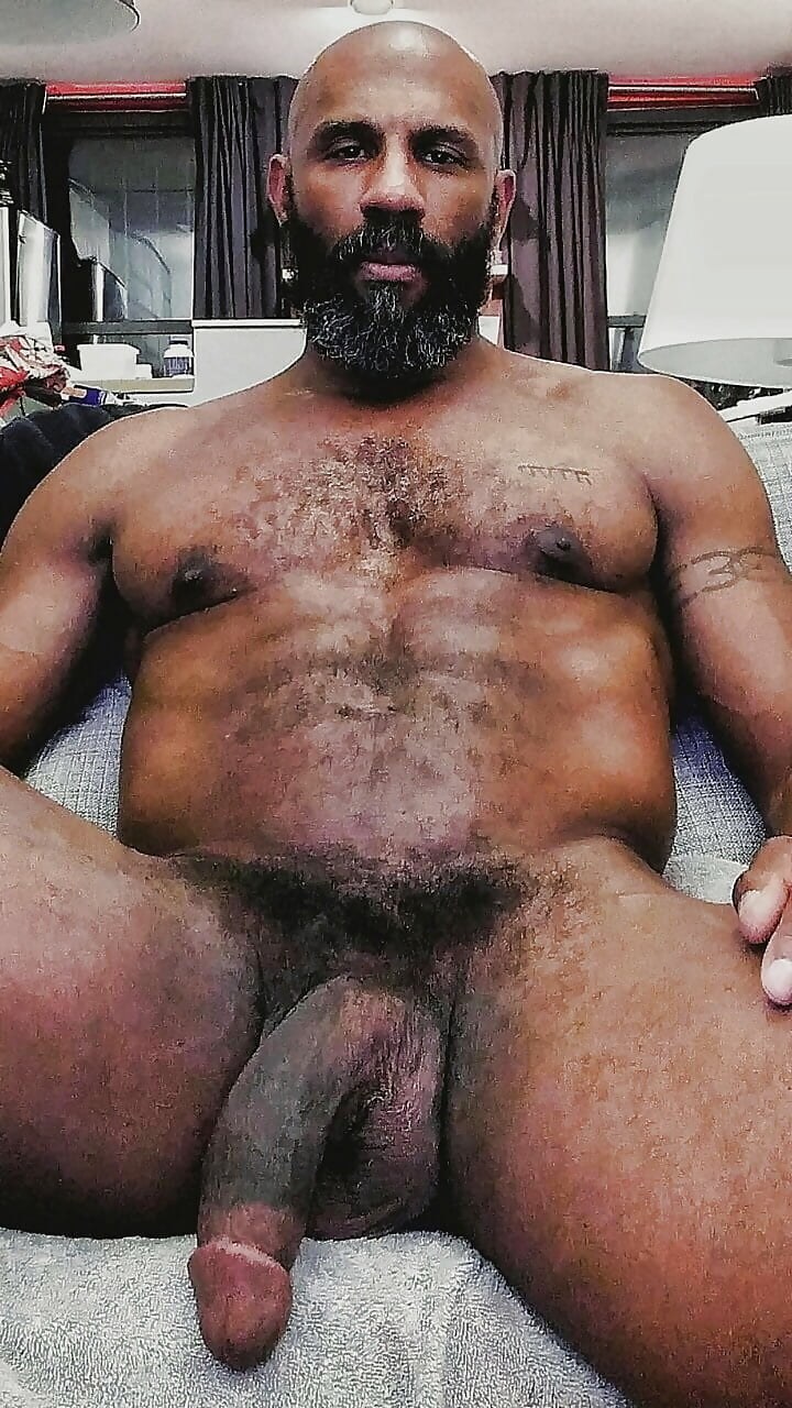 Hairy men naked with big