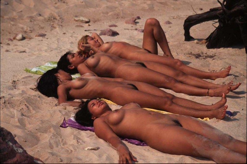 Young nudists of Brazil