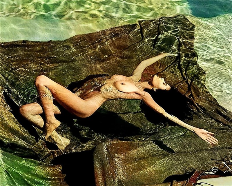 Stefani Seymour 2019 in the style of nude