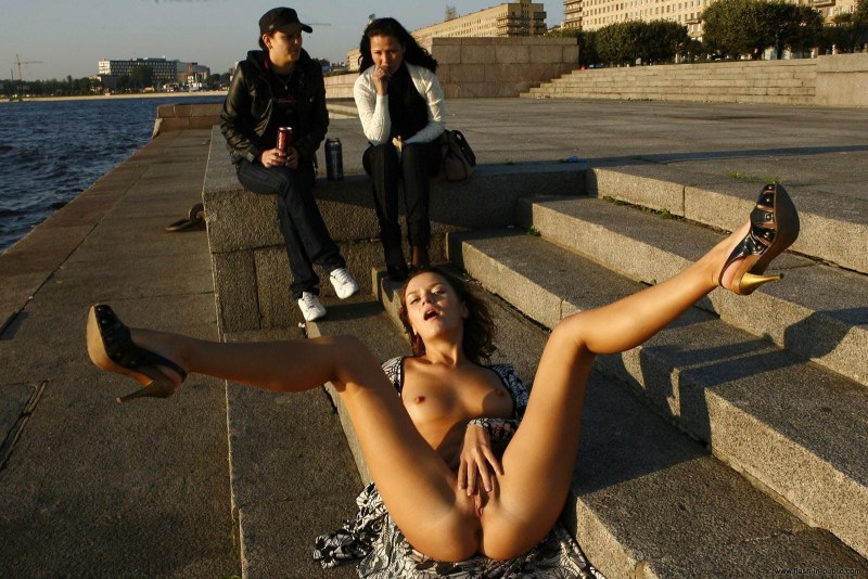 Girls of the red village of St. Petersburg nude