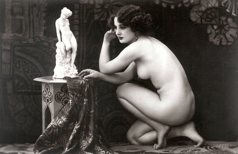 Erotic photo shoot of the 19th century