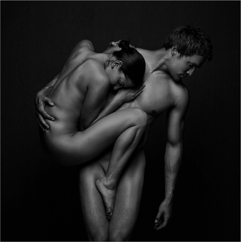 Beautiful young couples nude