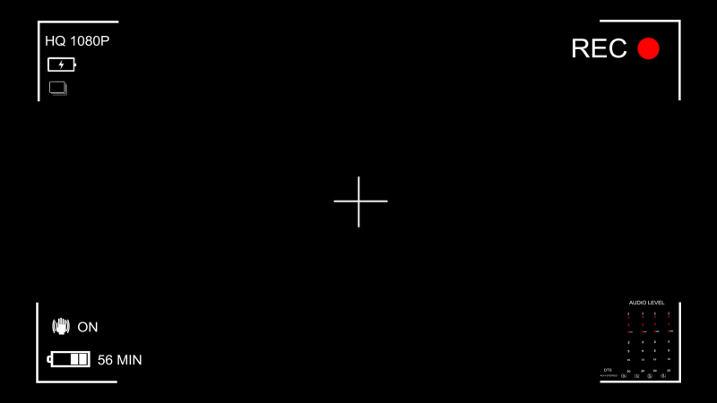 The effect of the video camera