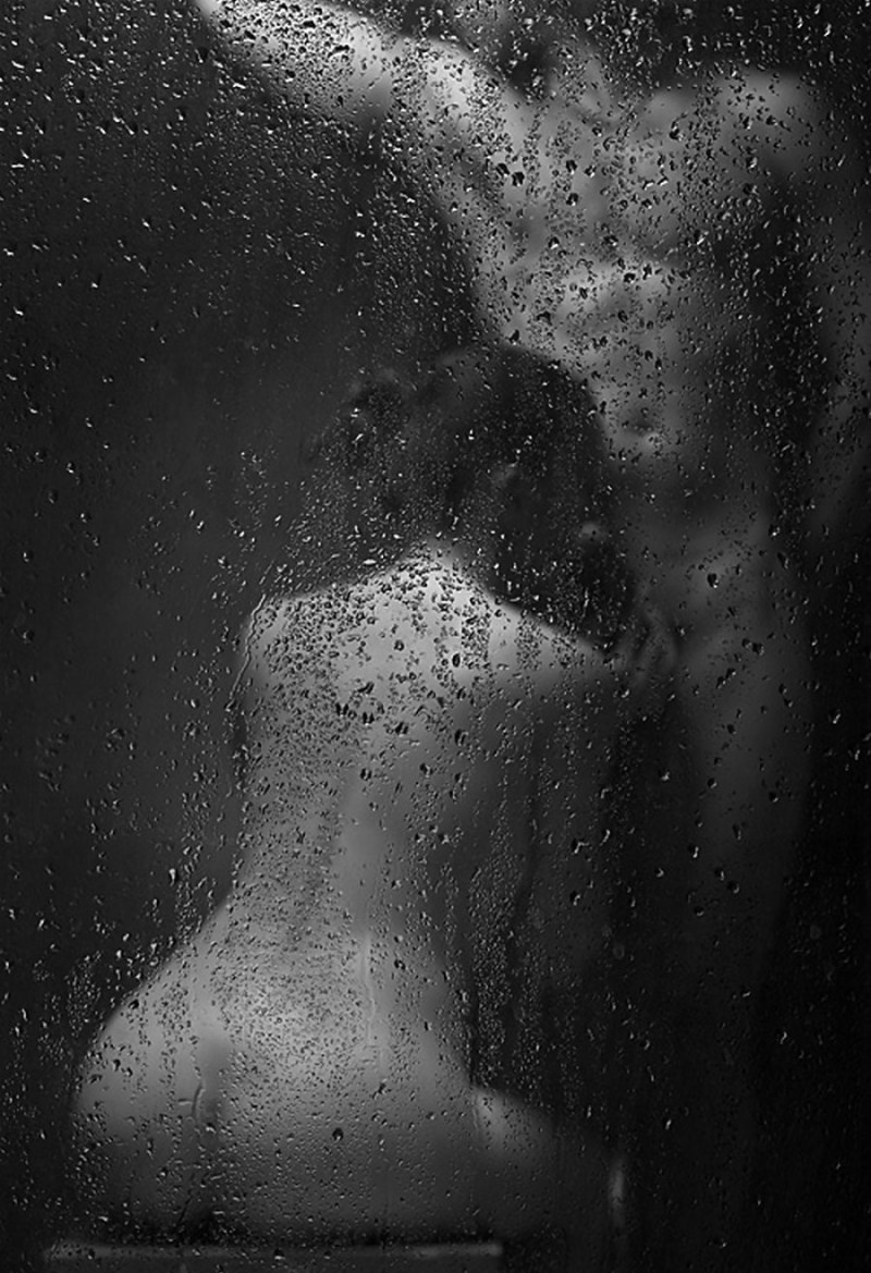 Fucking beautiful brunette in the shower