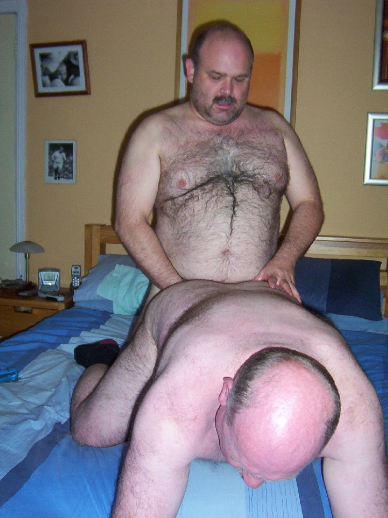 Very hairy man naked