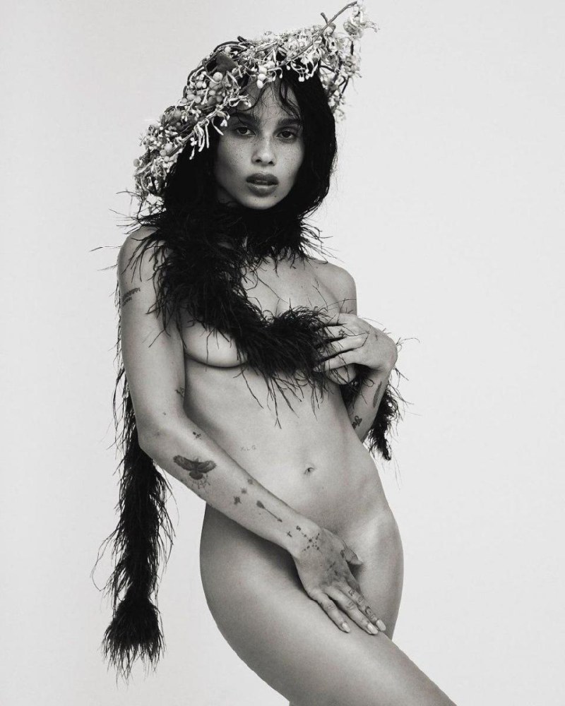 Zoe Kravitz Naked photo shoot