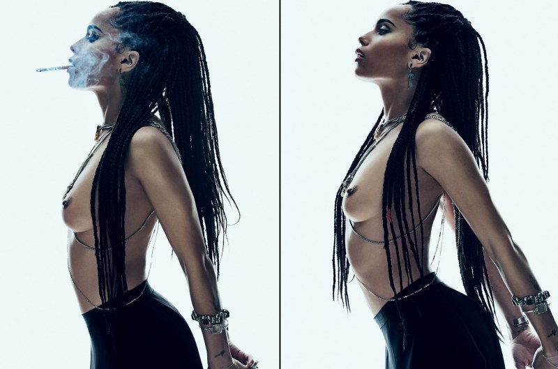 Zoe Kravitz Naked photo shoot