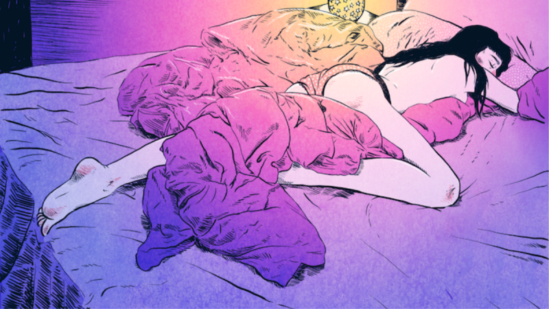 The most comfortable sleep pose