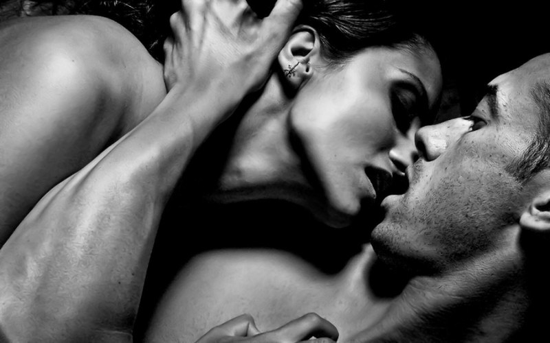 Man and woman passion