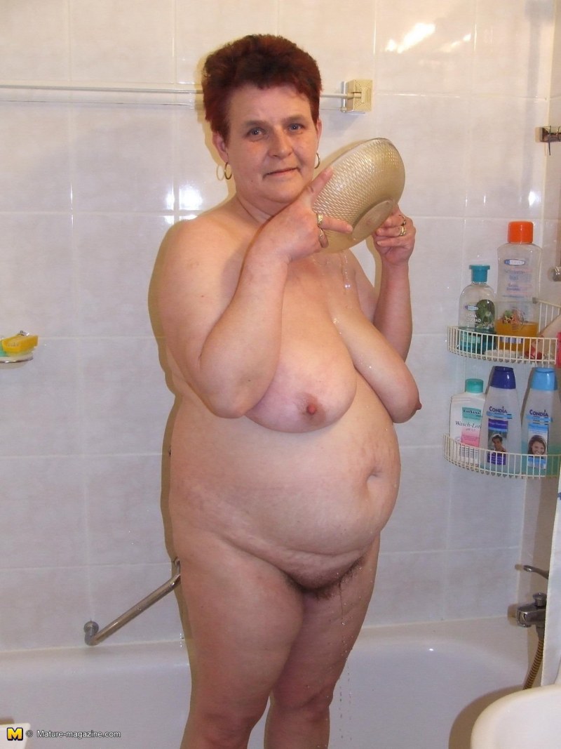 Naked fat old women