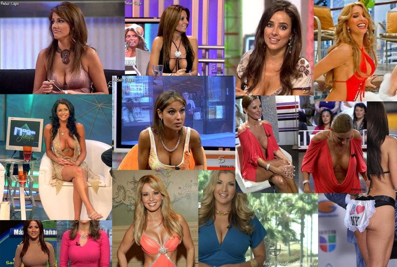 Busty TV presenters naked