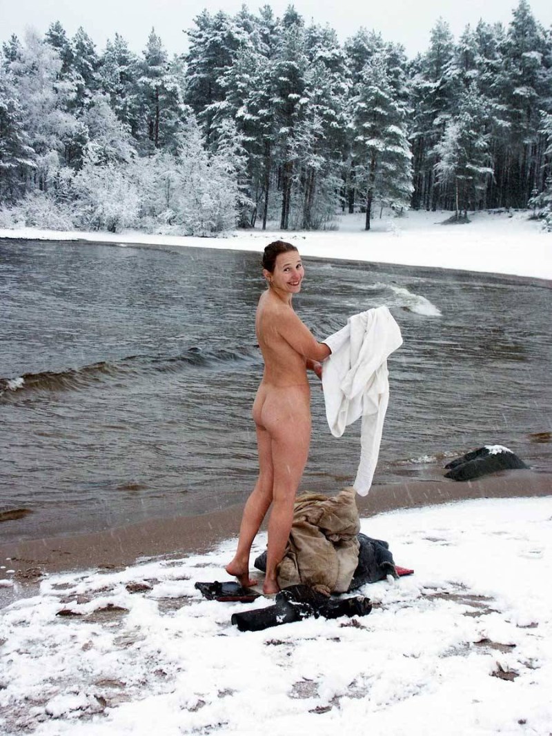 Epiphany bathing naked