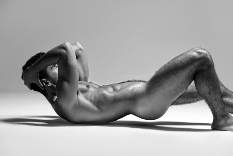 Erotic men's photos from bed