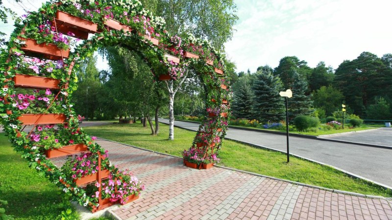 Sanatorium Ust-Kachka Scheme of Building Corps