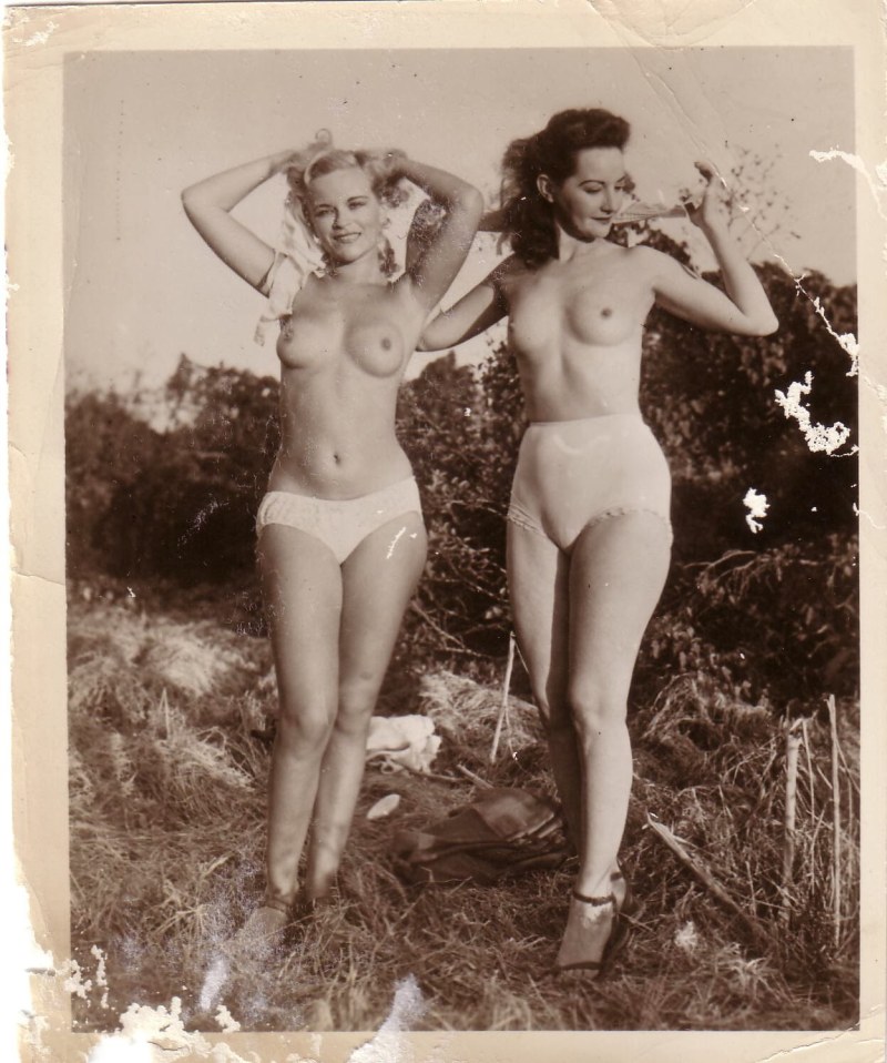 Retro naked beauties homemade