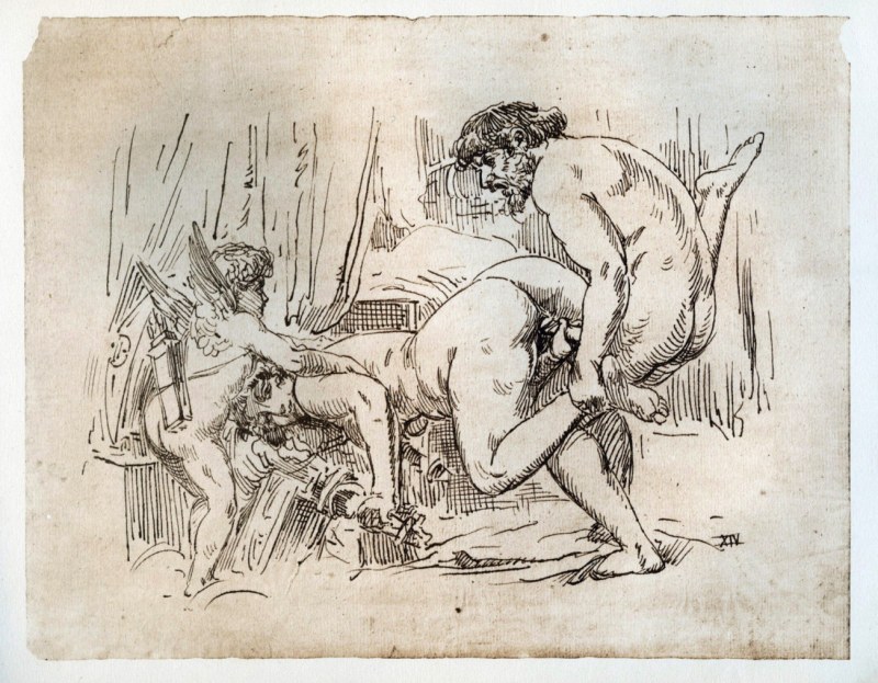 Pornographic drawings