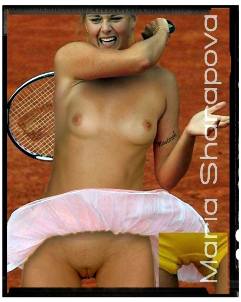 Tennis players without underwear
