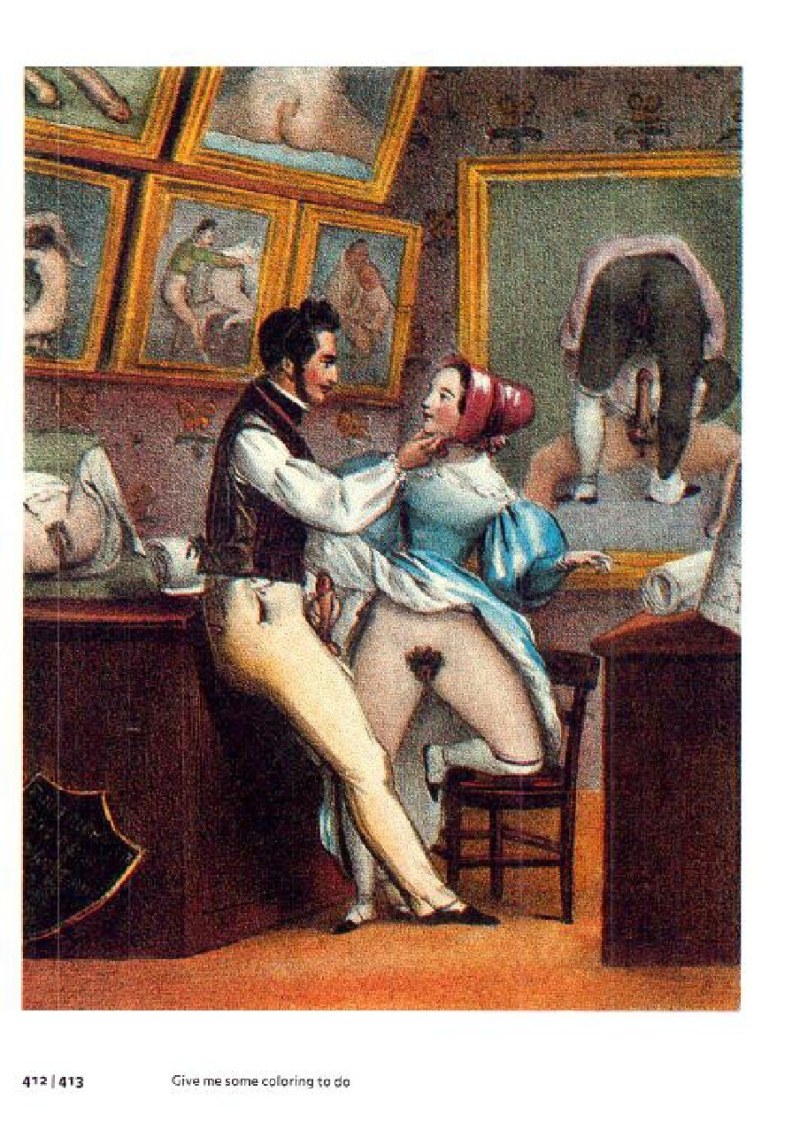 Pornographic pictures of the beginning of the 20th century