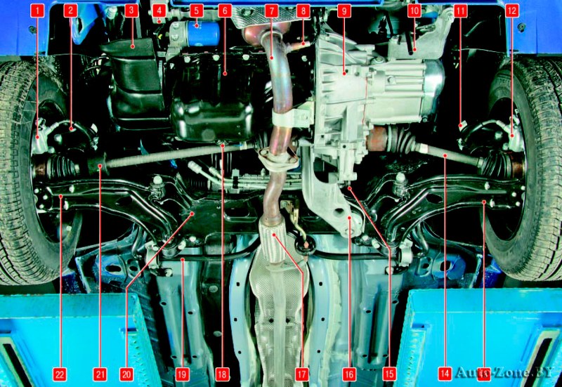 Rear suspension Fiat Albea