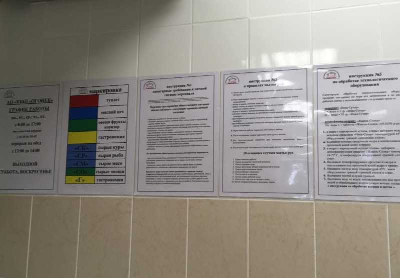 The instructions for using the toilet