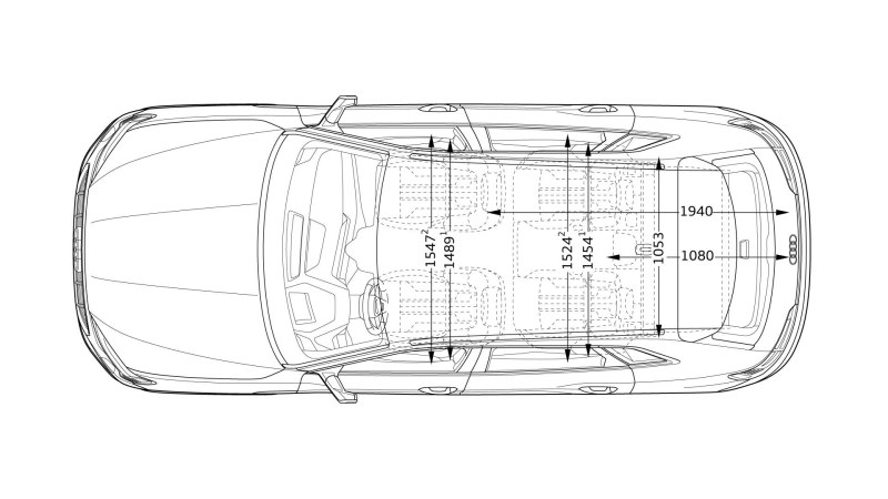 Audi A6 Avant (C5) Dimensions