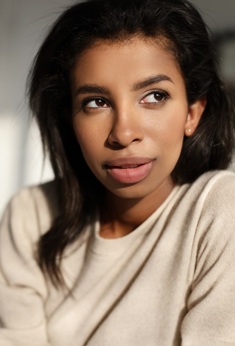 Christin Davis in a swimsuit