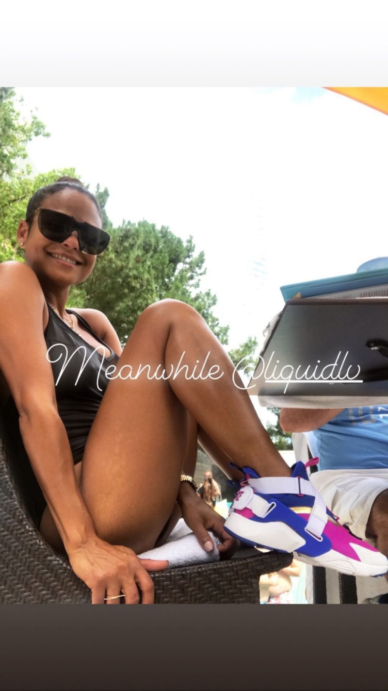 Christina Dawson in linen