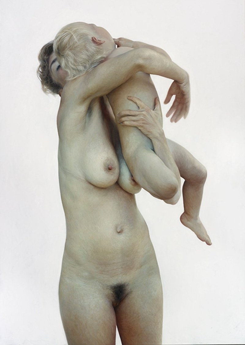 Many beautiful naked women