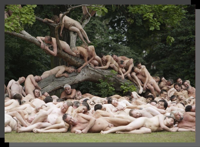Spencer Tunick Naked People on the set