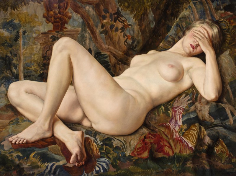 Female nudity in art