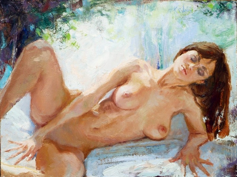 Nude painting Eric Valles