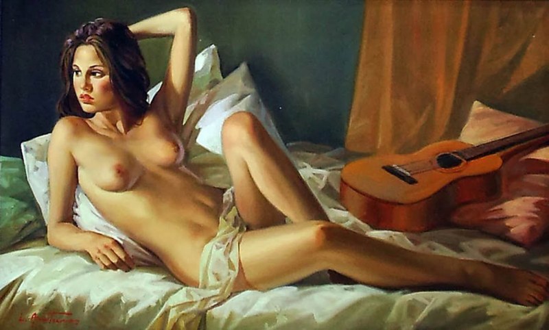 Modern erotic painting