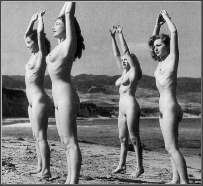 Retro nudist beauty contests