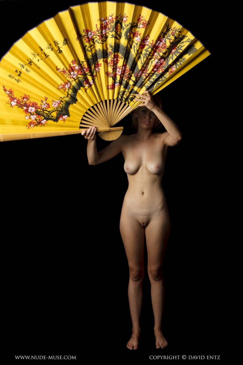 Pregnant naked in a harem