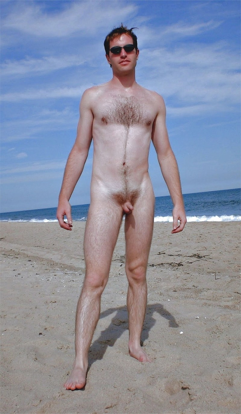 Beautiful naked guys on the beach