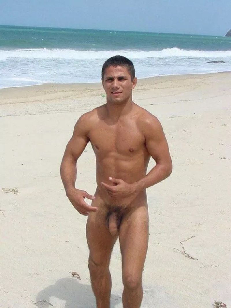 Naked couples on the beach