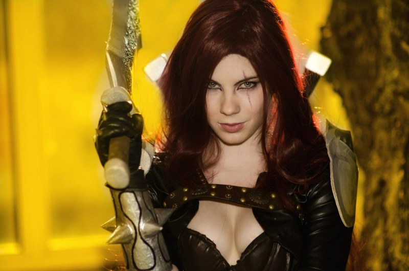 Girls in swimsuits on the river