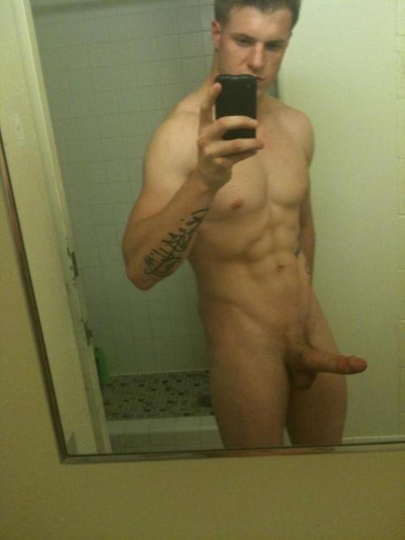 Men's erotic selfies