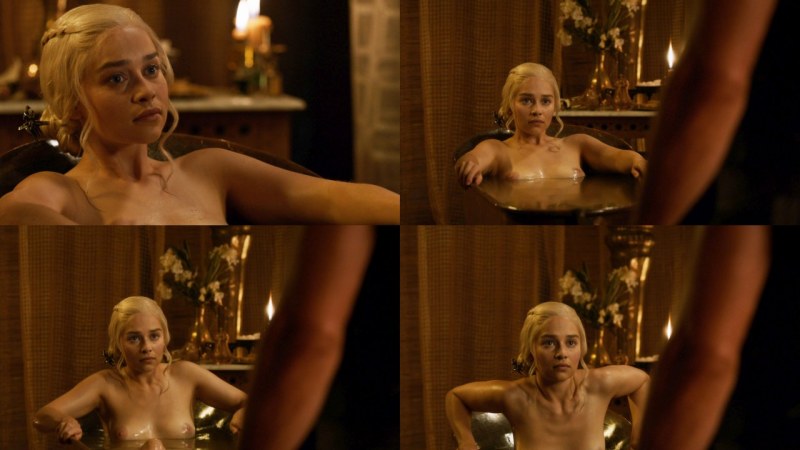 Emilia Clark Erotic scenes