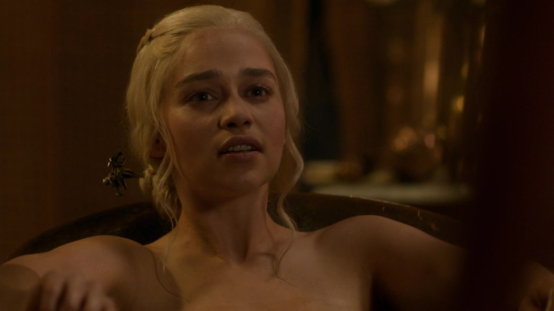 Emilia Clark Naked in the film