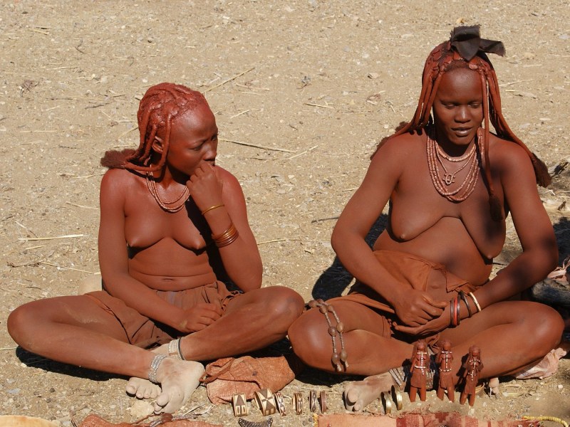 Naked women of the Amazon tribes