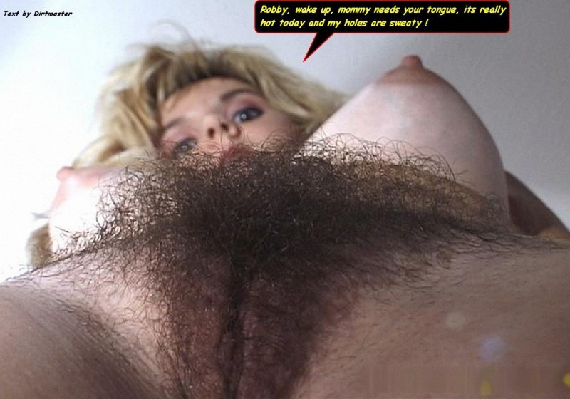 Hairy vagina and penis