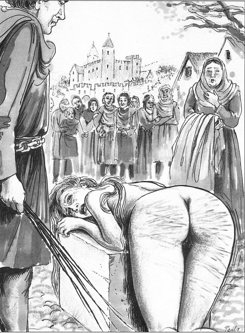 Punishment of naked women