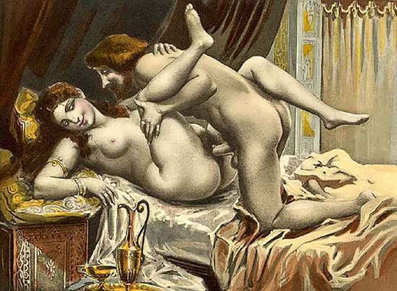 Naked women in the past