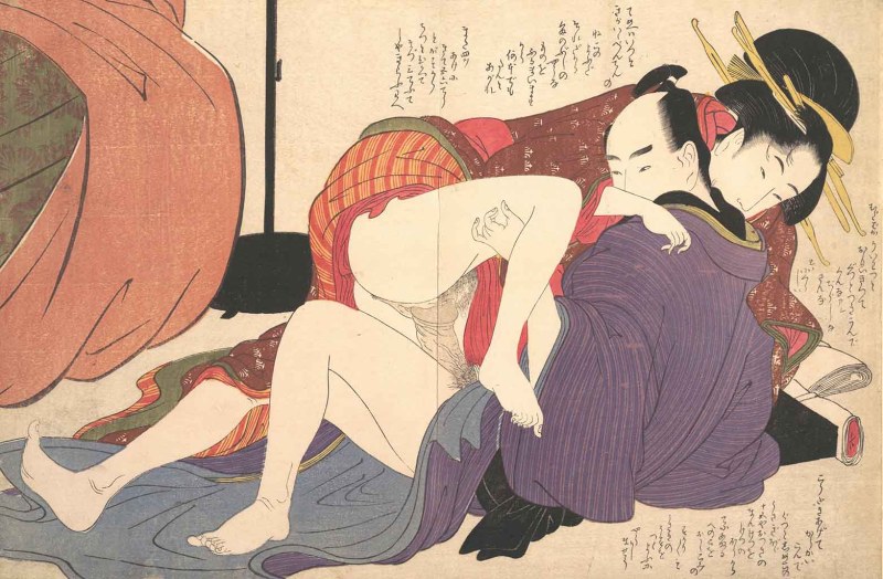 Utamaro Kitagawa engraving