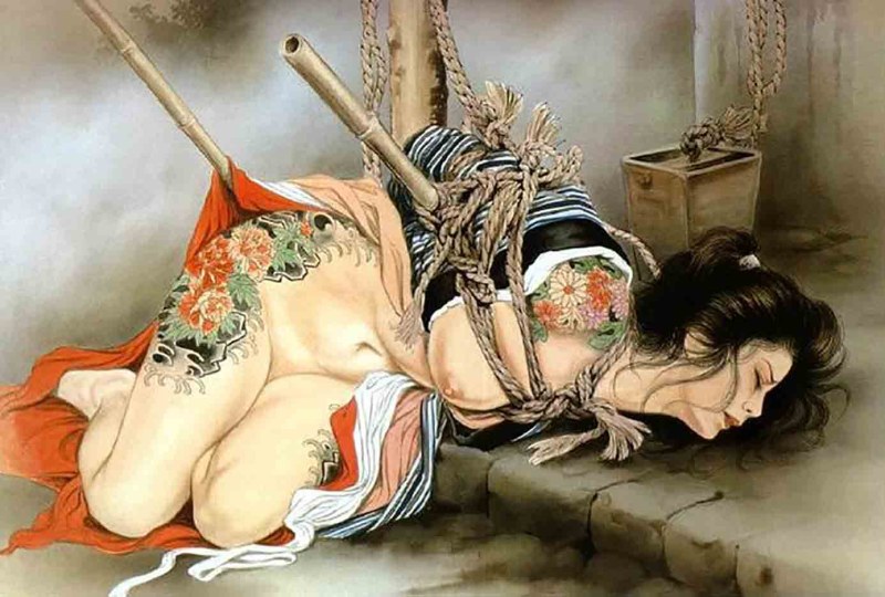 Japanese artist Ozuma Kaname Shibari