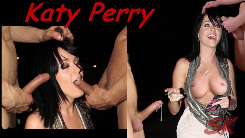 Keti Perry with a finished face