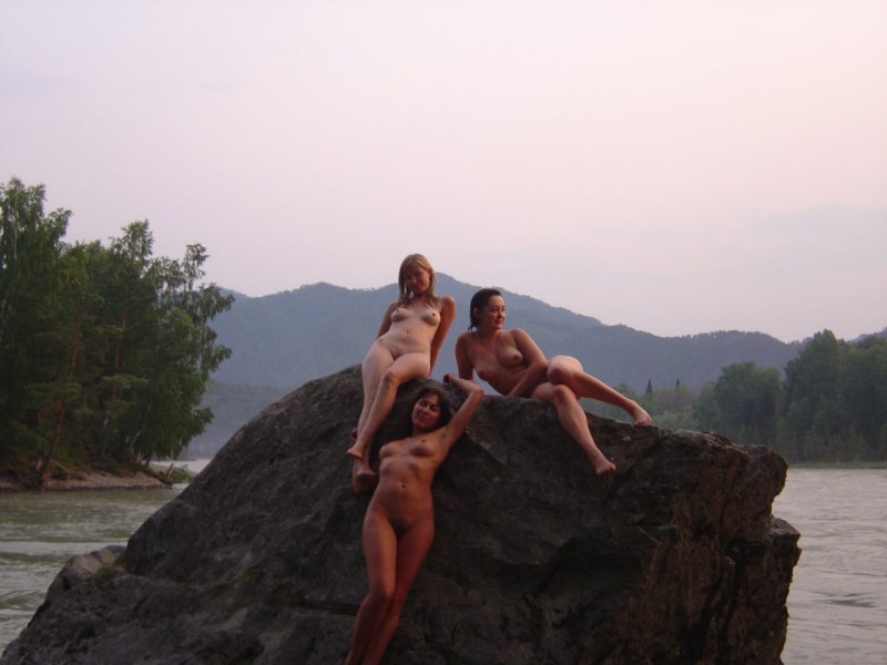 Blowjob at the top of the mountain