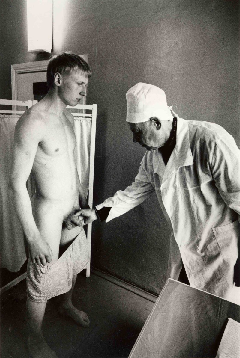 Naked women on a medical examination