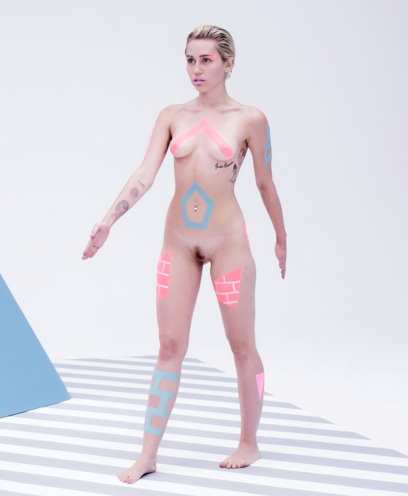 Miley Cyrus Naked at a concert